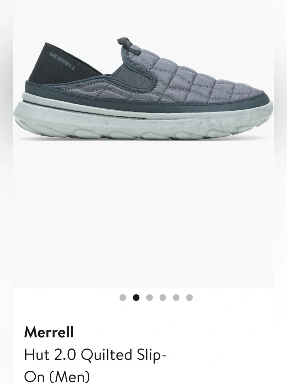 Merrell Hut 2.0 Quilted Ulta Light Slip On Comfort Shoes Mens Size 9